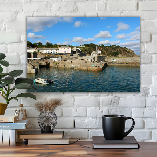 Giclee Mounted Wall Art Prints. Charlestown. Cornwall. England.