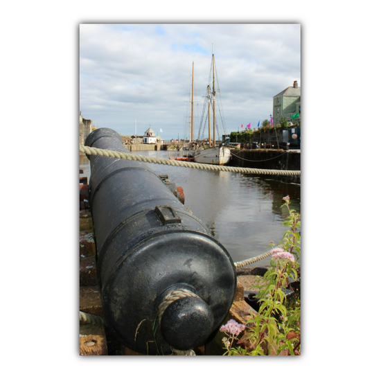Giclee Mounted Wall Art Prints. Charlestown. Cornwall. England.