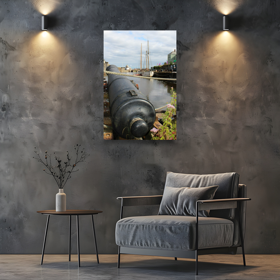 Giclee Mounted Wall Art Prints. Charlestown. Cornwall. England.
