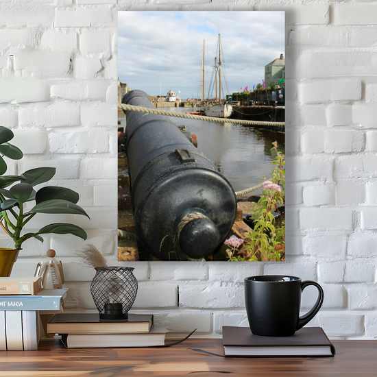Giclee Mounted Wall Art Prints. Charlestown. Cornwall. England.