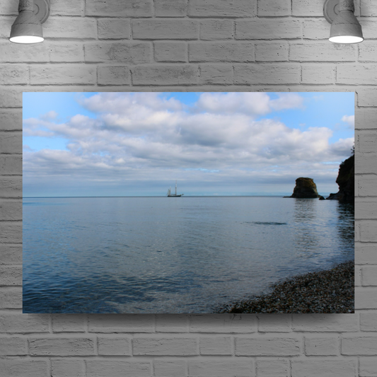 Giclee Mounted Wall Art Prints. Charlestown. Cornwall. England.