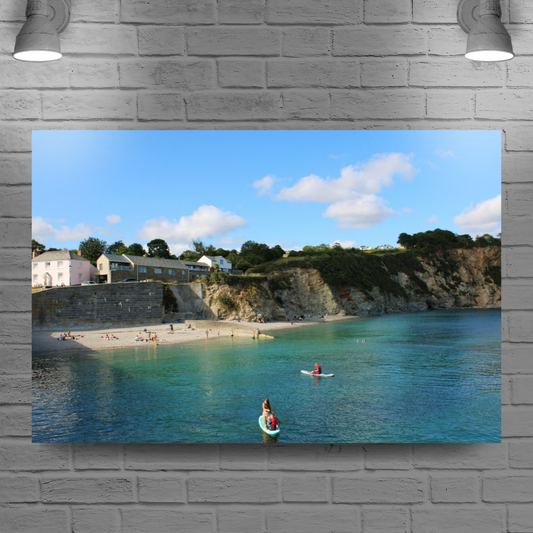 Giclee Mounted Wall Art Prints. Charlestown. Cornwall. England.