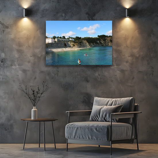 Giclee Mounted Wall Art Prints. Charlestown. Cornwall. England.