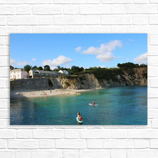 Giclee Mounted Wall Art Prints. Charlestown. Cornwall. England.