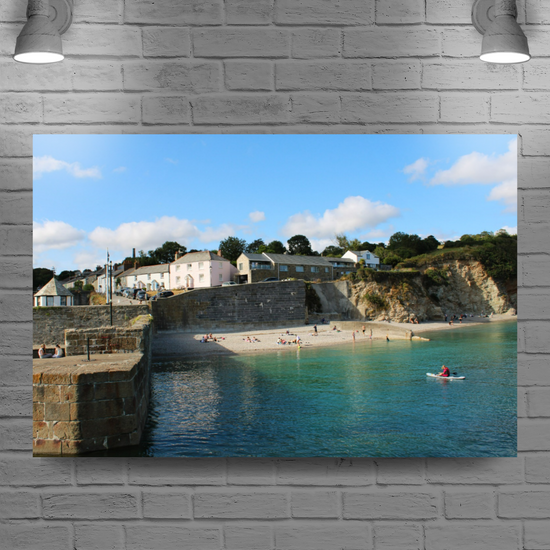 Giclee Mounted Wall Art Prints. Charlestown. Cornwall. England.