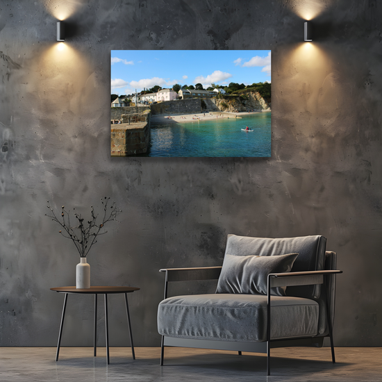 Giclee Mounted Wall Art Prints. Charlestown. Cornwall. England.