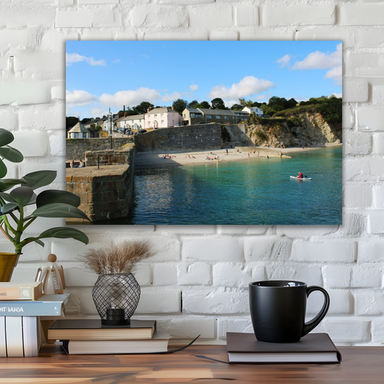 Giclee Mounted Wall Art Prints. Charlestown. Cornwall. England.
