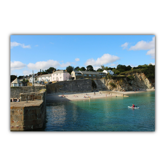 Giclee Mounted Wall Art Prints. Charlestown. Cornwall. England.