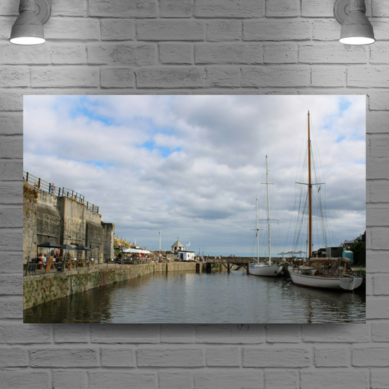 Giclee Mounted Wall Art Prints: Charlestown. Cornwall. England.