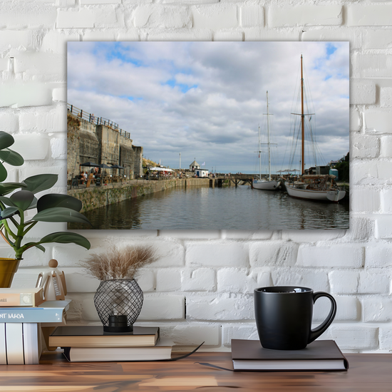 Giclee Mounted Wall Art Prints: Charlestown. Cornwall. England.