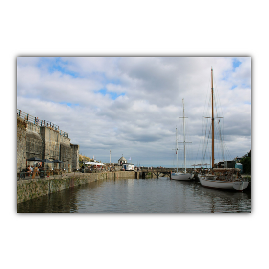 Giclee Mounted Wall Art Prints: Charlestown. Cornwall. England.