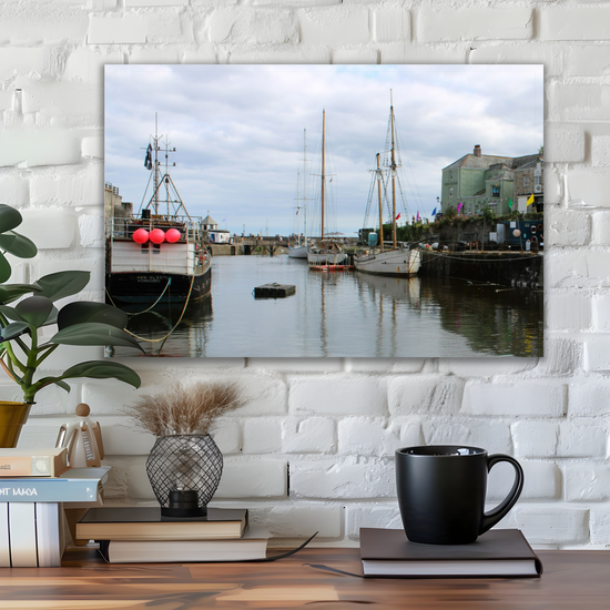 Giclee Mounted Wall Art Prints. Charlestown. Cornwall. England.