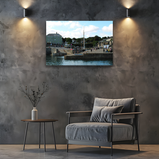 Giclee Mounted Wall Art Prints. Charlestown. Cornwall. England.