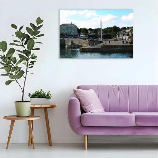 Giclee Mounted Wall Art Prints. Charlestown. Cornwall. England.