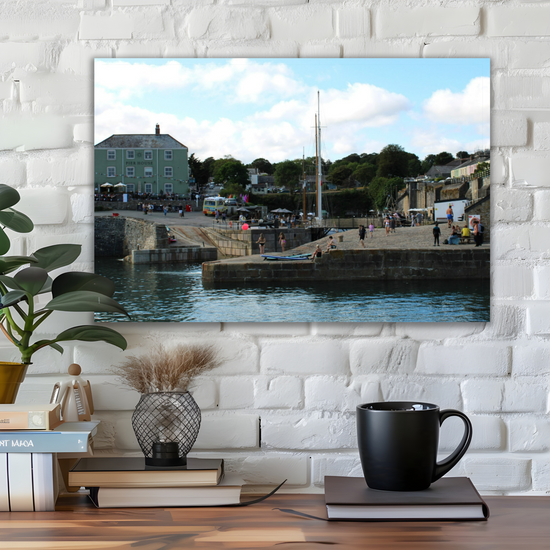 Giclee Mounted Wall Art Prints. Charlestown. Cornwall. England.