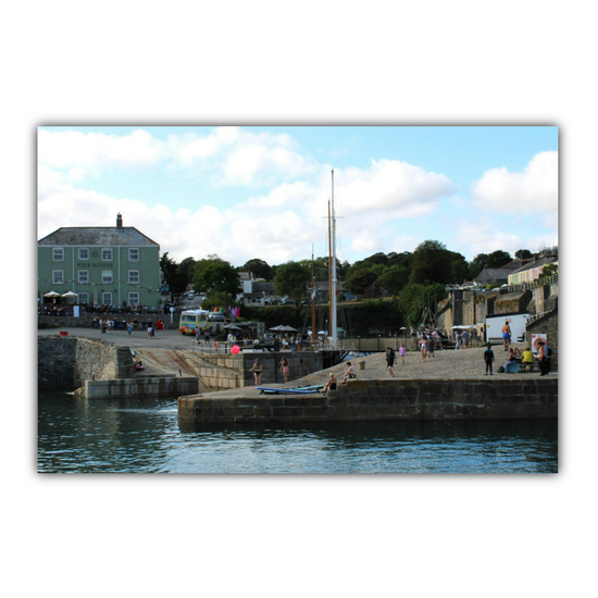 Giclee Mounted Wall Art Prints. Charlestown. Cornwall. England.