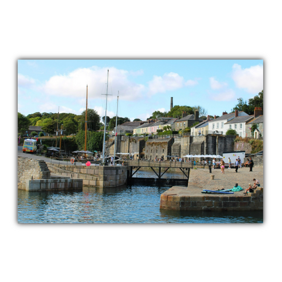 Giclee Mounted Wall Art Prints. Charlestown. Cornwall. England.
