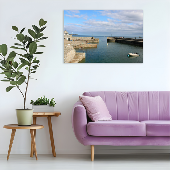 Giclee Mounted Wall Art Prints. Charlestown. Cornwall. England.