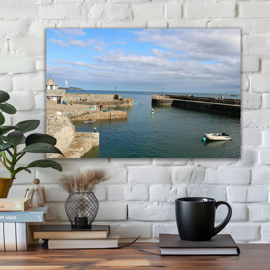 Giclee Mounted Wall Art Prints. Charlestown. Cornwall. England.
