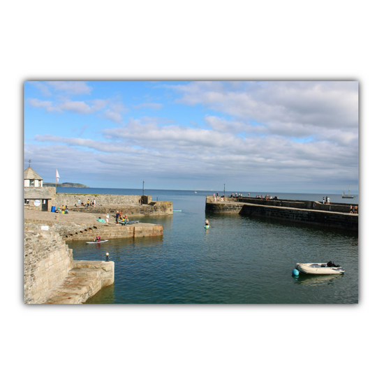Giclee Mounted Wall Art Prints. Charlestown. Cornwall. England.