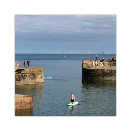 Giclee Mounted Wall Art Prints: Charlestown. Cornwall. England.