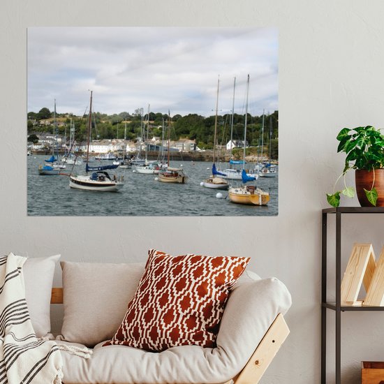 Metal Wall Art Prints. Falmouth. Cornwall. England.