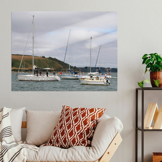 Metal Wall Art Prints. Falmouth. Cornwall. England.
