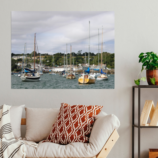 Metal Wall Art Prints. Falmouth. Cornwall. England.