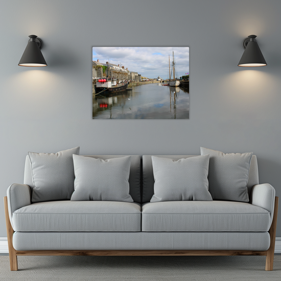 Metal Wall Art Prints. Charlestown. Cornwall. England.