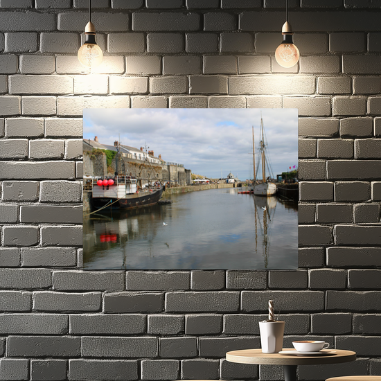 Metal Wall Art Prints. Charlestown. Cornwall. England.