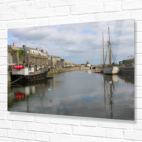 Metal Wall Art Prints. Charlestown. Cornwall. England.