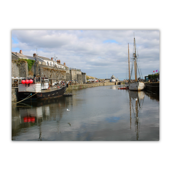 Metal Wall Art Prints. Charlestown. Cornwall. England.
