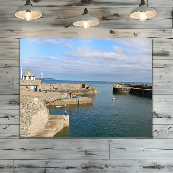 Metal Wall Art Prints. Charlestown. Cornwall. England.