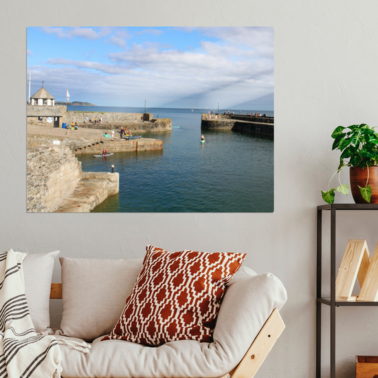 Metal Wall Art Prints. Charlestown. Cornwall. England.
