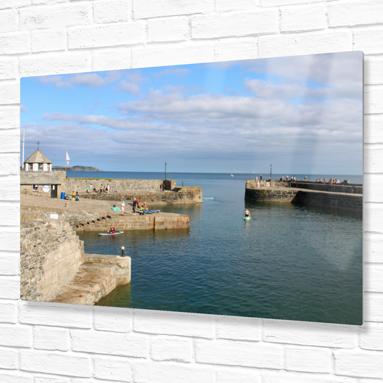Metal Wall Art Prints. Charlestown. Cornwall. England.
