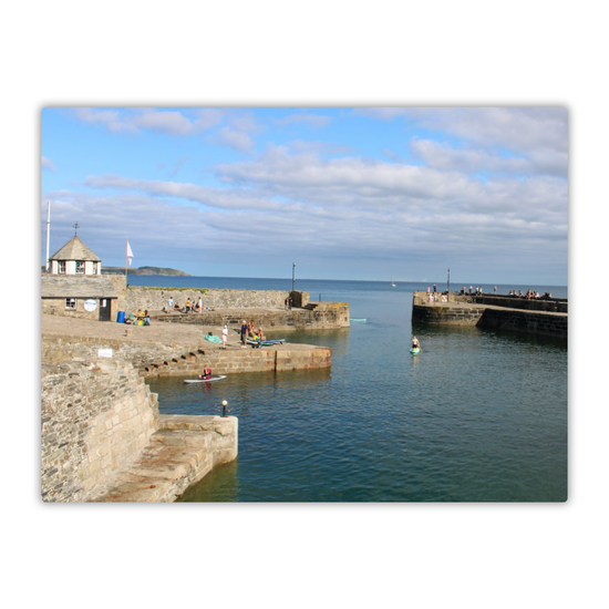 Metal Wall Art Prints. Charlestown. Cornwall. England.