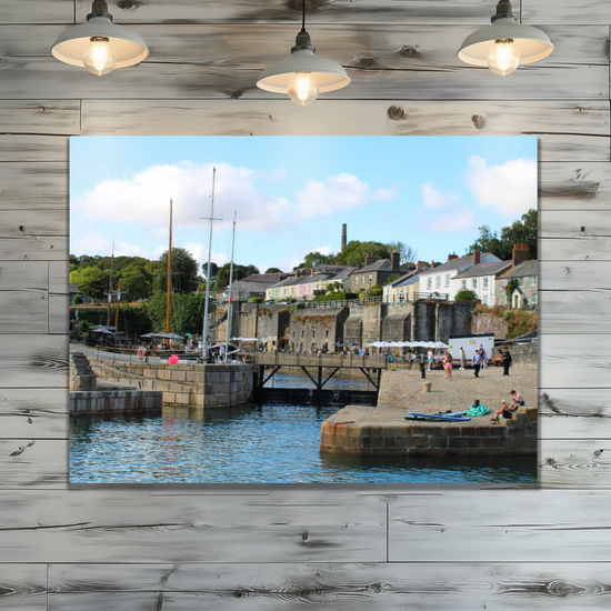 Metal Wall Art Prints. Charlestown. Cornwall. England.