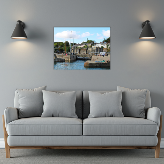 Metal Wall Art Prints. Charlestown. Cornwall. England.