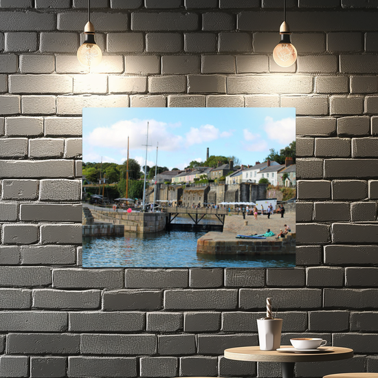 Metal Wall Art Prints. Charlestown. Cornwall. England.