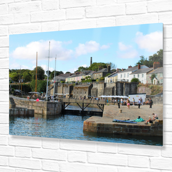 Metal Wall Art Prints. Charlestown. Cornwall. England.
