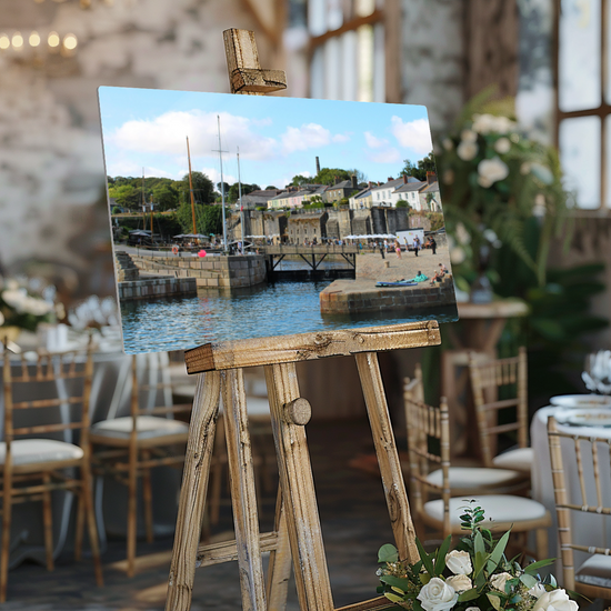 Metal Wall Art Prints. Charlestown. Cornwall. England.