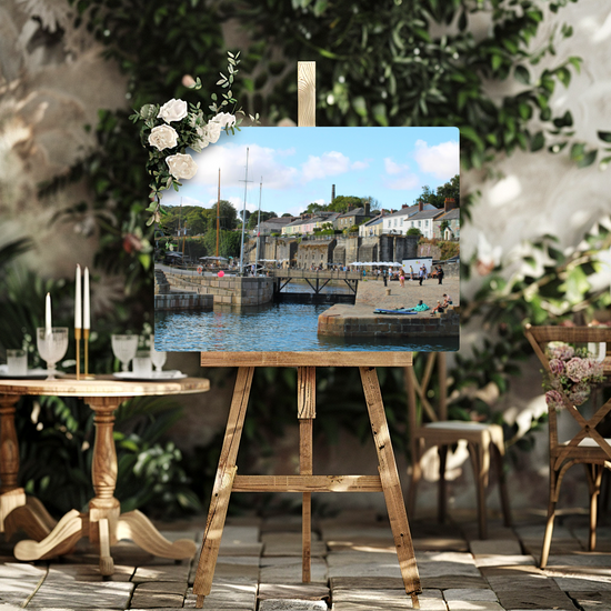 Metal Wall Art Prints. Charlestown. Cornwall. England.