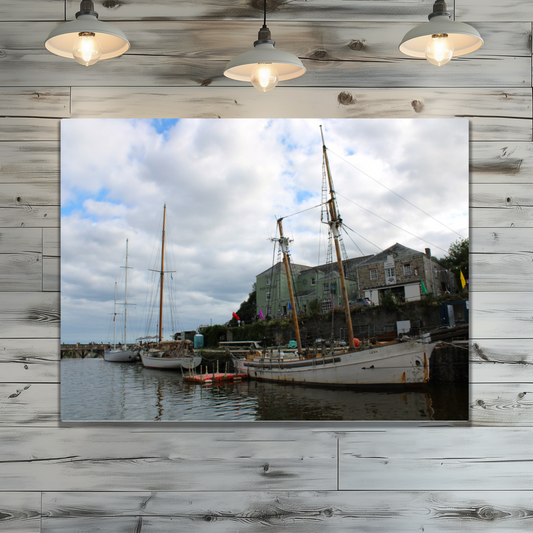 Metal Wall Art Prints. Charlestown. Cornwall. England.