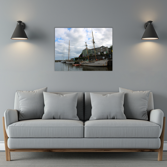 Metal Wall Art Prints. Charlestown. Cornwall. England.