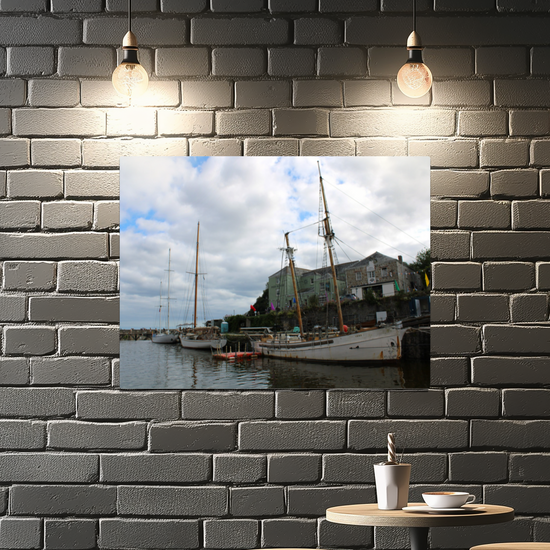 Metal Wall Art Prints. Charlestown. Cornwall. England.