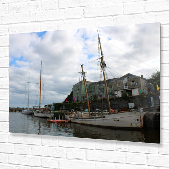 Metal Wall Art Prints. Charlestown. Cornwall. England.