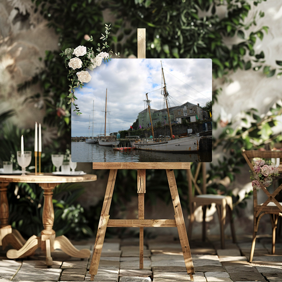 Metal Wall Art Prints. Charlestown. Cornwall. England.