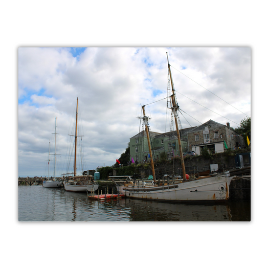 Metal Wall Art Prints. Charlestown. Cornwall. England.