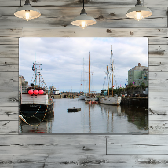 Metal Wall Art Prints. Charlestown. Cornwall. England.