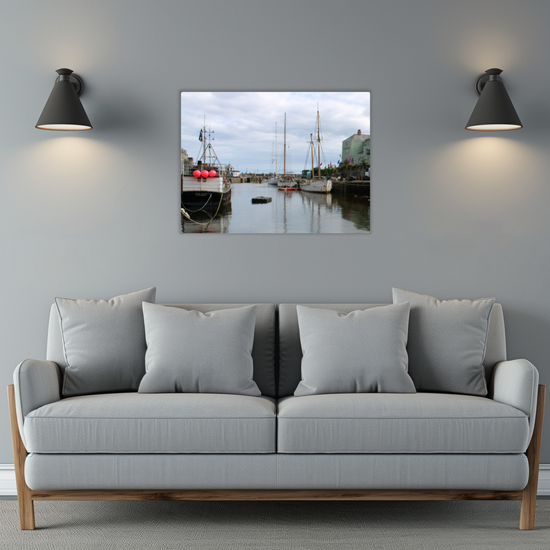 Metal Wall Art Prints. Charlestown. Cornwall. England.